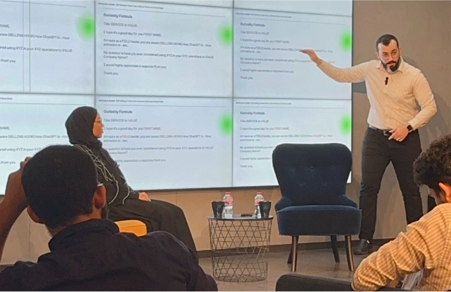 Live training session with audience