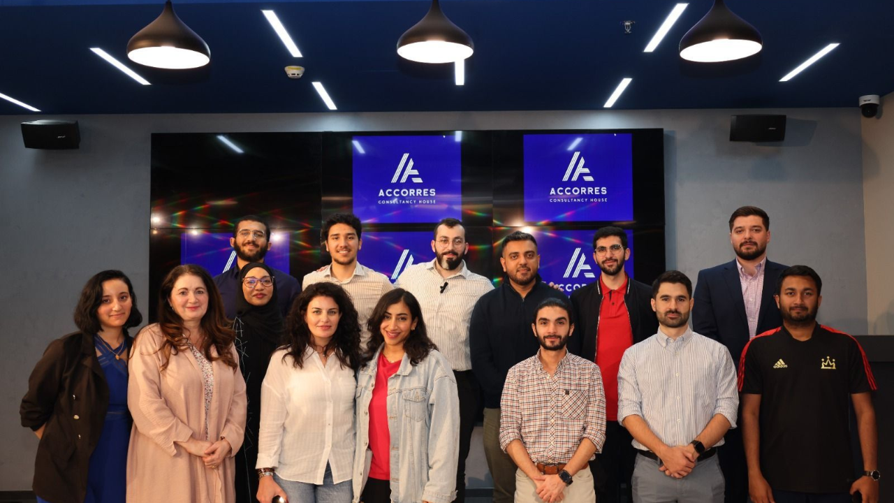 EXEED Digitals corporate training group photo at Accorres Consultancy House