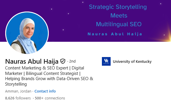 نورس أبو الهيجاء على لينكدإن